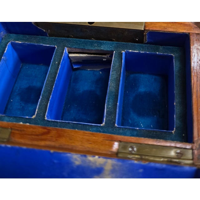 Set of 4, Antique French Napoleon III Era Scent Caddy / Perfume Box For Sale - Image 10 of 11