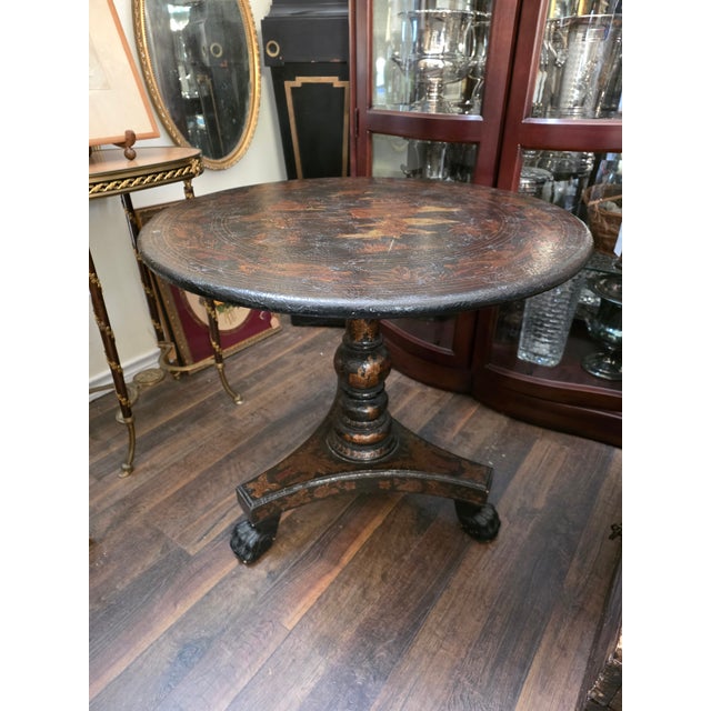 Chinoiserie End Table For Sale - Image 9 of 10