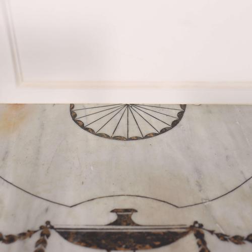 Brown French Painted Console Table, 1890s For Sale - Image 8 of 10