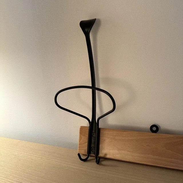 Abbitibiti Series Wall Coat Rack by Enzo Mari for Zanotta, 1991, in Flawless conditions. Designed 1990 to 1999 This piece...