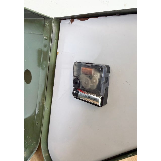 Vintage Green Ships Double-Sided Wall Clock from SEIKO, 1970s For Sale - Image 16 of 18