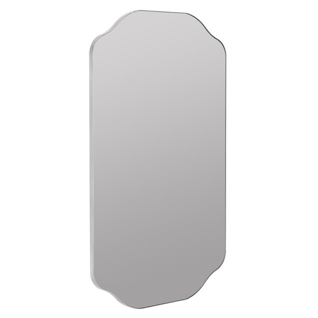 The beautiful Henry Silver wall mirror features intricate details and a modern look. This piece is sure to add a statement...
