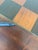 Vintage Italian Faux Bamboo Fruitwood Game Table For Sale - Image 9 of 11