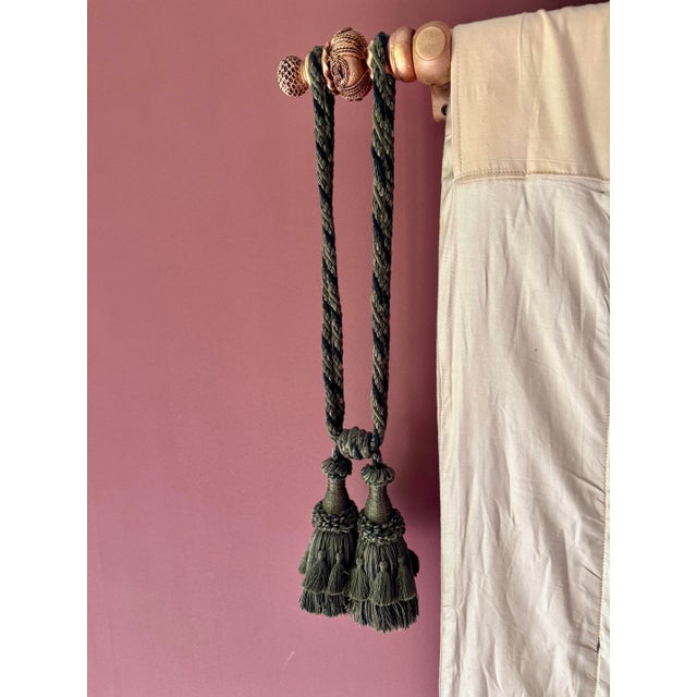 Vintage Aubusson Style Tapestry With Medieval Design For Sale - Image 11 of 12