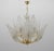 Metal Mid-Century Italian Modern Brass and Murano Glass Chandelier, 1970s For Sale - Image 7 of 7