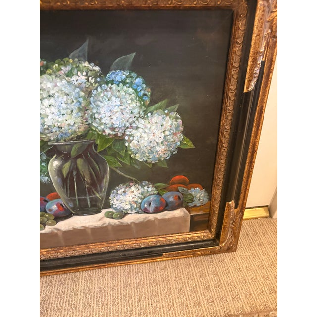 If you love Hydrangeas this gorgeous oil painting is perfect for you. Painted by well known Pittsburgh Artist, Irene...