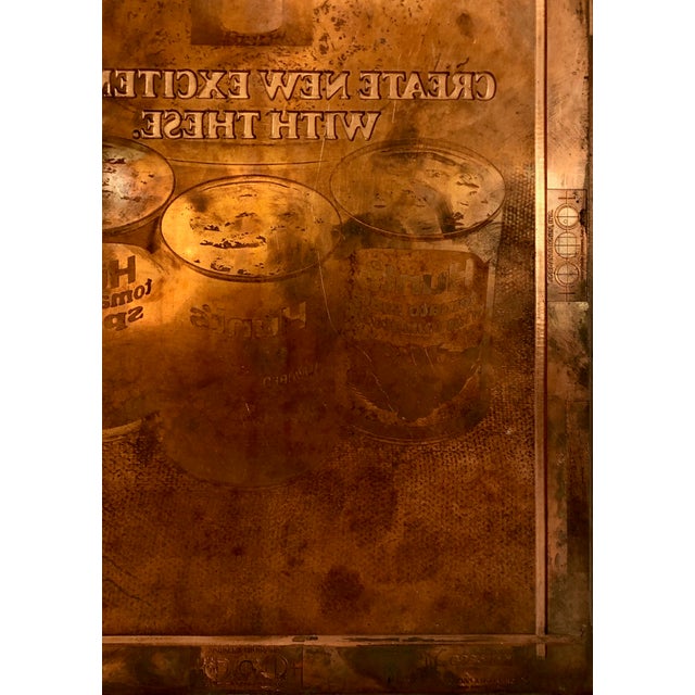 Three Vintage Photoengraved Copper Letterpress Printing Plates For Sale - Image 12 of 18