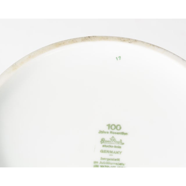 Ceramic “Chiffon” Studio Line Porcelain Vase by Alain Le Foll Rosenthal For Sale - Image 7 of 8