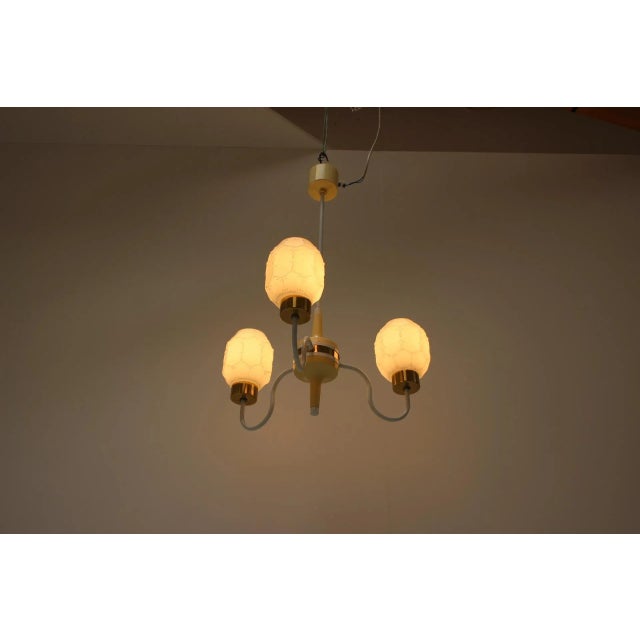 Mid-Century Chandelier by Instala Jilove U Decina, 1970s For Sale - Image 11 of 12