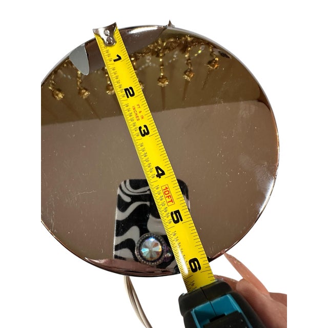 1970s Underwriters Laboratories Chrome Wall Sconces - a Pair For Sale - Image 9 of 9