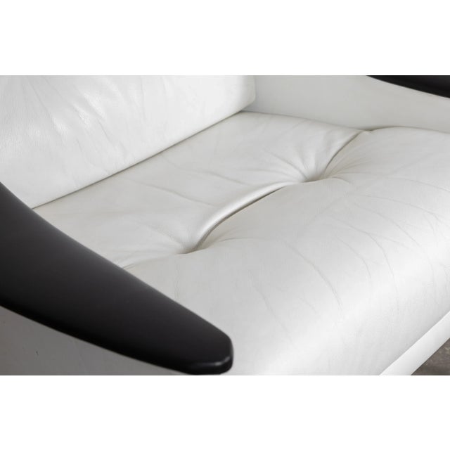 Set of Leather Dezza Armchairs by Gio Ponti for Frau For Sale - Image 6 of 11