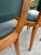 Mid 20th Century Vintage French Oak and Leather Dining Chairs- Set of 6 For Sale - Image 9 of 12