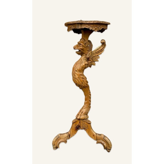 18th Century Italian Griffon Pedestal For Sale - Image 4 of 13