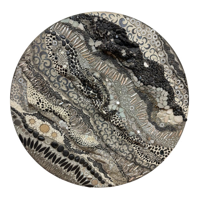 Alber + M. Luna-De Matteis Mosaic Sculpture For Sale