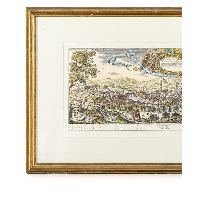 Framed Map of Tuscania For Sale - Image 3 of 8