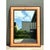 Vintage Seagrass Studded Wood Floor Mirror For Sale - Image 11 of 15