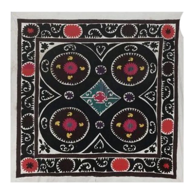1960s Small Suzani From Samarkand Uzbekistan For Sale