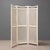 White Vintage Bamboo Screen, 1970s For Sale - Image 8 of 9