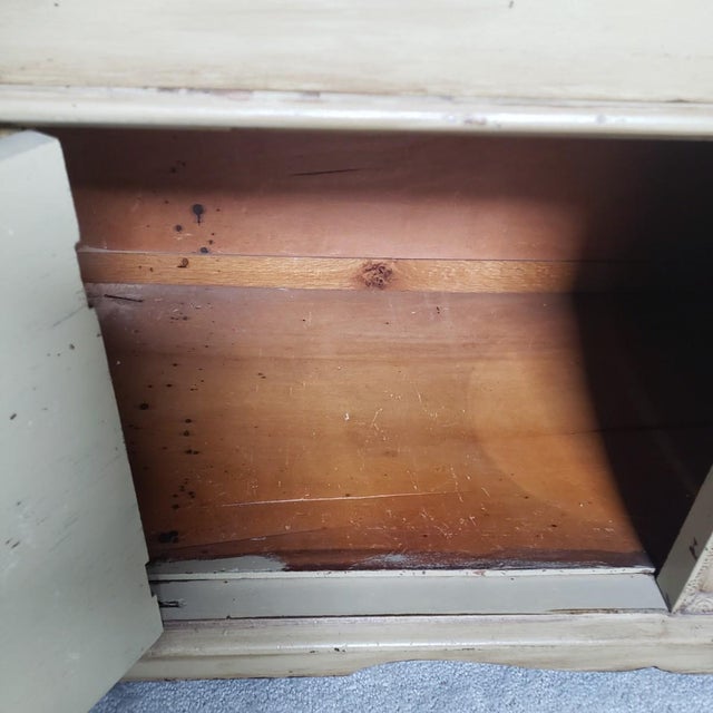 Vintage Farmhouse Style Wooden Sideboard For Sale - Image 4 of 17