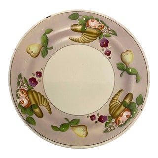 Antique Wedgwood Plate in Fruit & Cornucopia Pattern For Sale