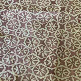 Carolina Irving Lavender Andalusia Linen Fabric- 3/4 Yard For Sale