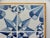 18th-Century Hanging Framed Delft Star Tile Plaque For Sale - Image 6 of 9
