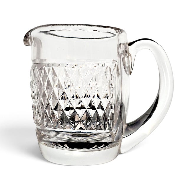 Late 20th Century Waterford Crystal Creamer and Open Sugar Bowl Set For Sale - Image 12 of 17