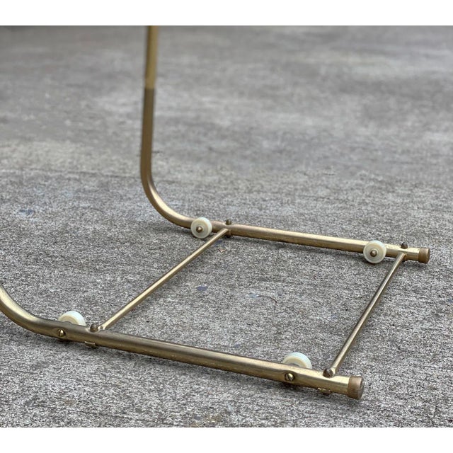 Wood Mid-Century Modern Beech Wardrobe Valet Trouser Trolley For Sale - Image 7 of 9