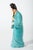 Early 20th Century Chinese Figurine of Lady in Blue With Fan For Sale - Image 13 of 17