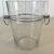 Mid 20th Century Art Deco Chrome & Engraved Glass Ice Bucket For Sale - Image 5 of 5