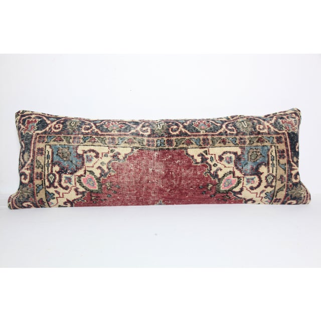 Here i am listing a 100% Handmade double knotted rug pillow cover, made from Vintage Oushak carpet rug. This’s a modern...