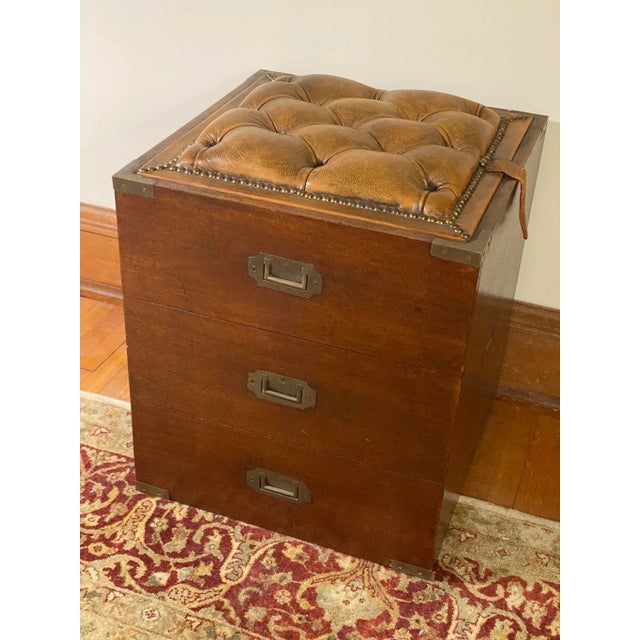 19th Century English Campaign Trunk For Sale - Image 13 of 13