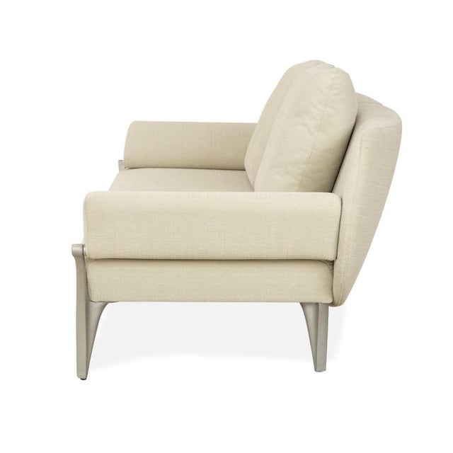 Model 1600 2-Seater Sofa in Cream Fabric from Rolf Benz For Sale - Image 16 of 17