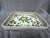 Vintage White Faux Wicker Green Ivy Vine Serving Tray For Sale - Image 4 of 18