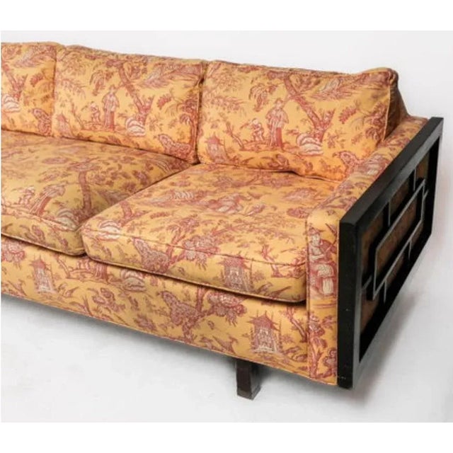Dunbar Furniture Chinoiserie Edward Wormley Dunbar Sofa For Sale - Image 4 of 12