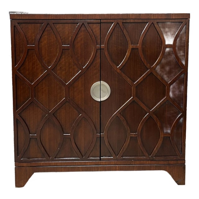 Century Paragon Door Chest Art Deco Style Console Cabinet For Sale