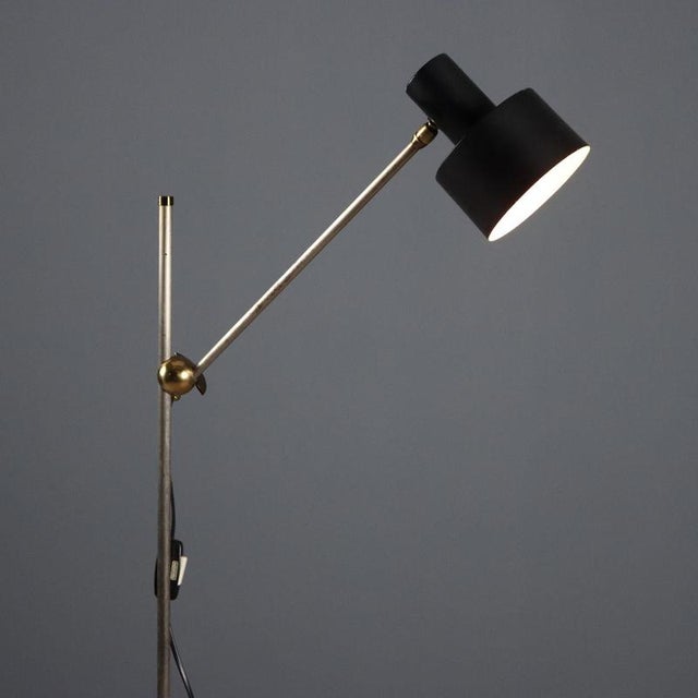 Vintage Floor Lamp in Aluminium and Marble, 1960s For Sale - Image 3 of 10