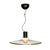 Silver Large Chandelier in Thick Glass, Chrome and Black Lacquered Metal, Italy, 1970s For Sale - Image 8 of 11