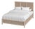 Flagstaff Queen Size Cane Panel Bed, Desert Sand For Sale