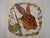 Vintage Mid 20th Century Set of 5 Hand Painted Game Motif Kitchen Tiles Stag Roe Deer Ibex Fox Rabbit or Hare For Sale In Wichita - Image 6 of 12