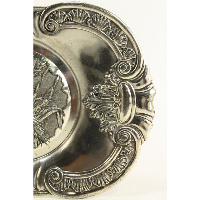 C. 1880's James W. Tuffts Boston Quadruple Plate Bread Tray Platter Dish 4314 For Sale In Houston - Image 6 of 18