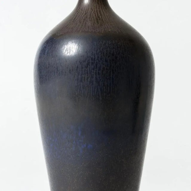 Mid-Century Modern Stoneware Vase by Berndt Friberg for Gustavsberg, 1950s For Sale - Image 3 of 10