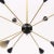 Mid-Century Modern Vintage Sputnik Ceiling Lamp in Brass, 1950s For Sale - Image 3 of 6