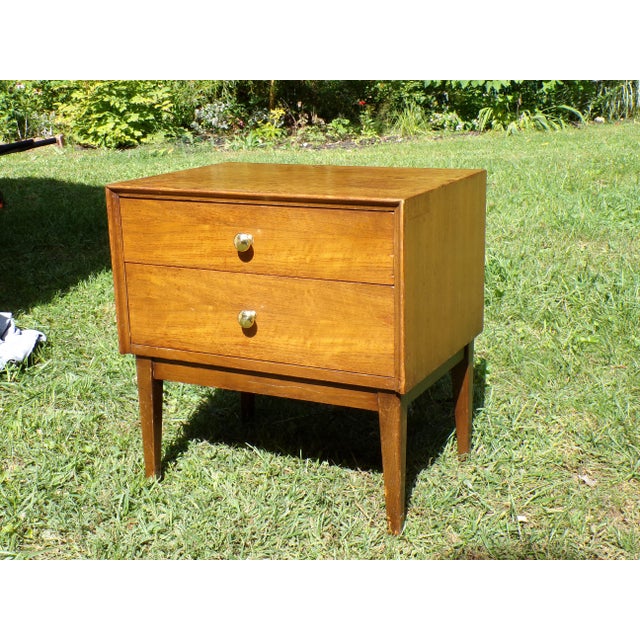Vintage Mid Century American of Martinsville Harmony House Nightstand End Table For Sale - Image 11 of 14