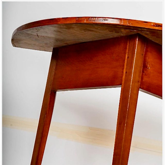 Shaker (Attributed) Demi-Lune Table For Sale In Los Angeles - Image 6 of 11