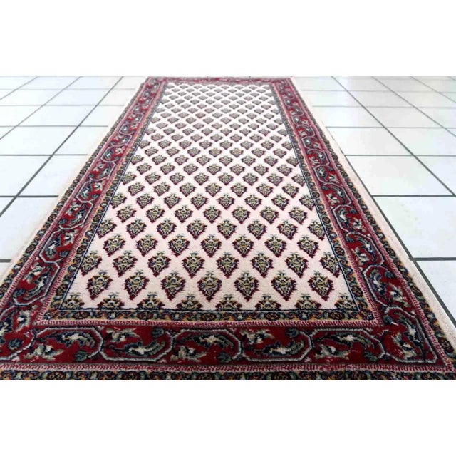 Italian 1970s Vintage Italian Seraband Style Rug 2.2' X 4.5' For Sale - Image 3 of 12