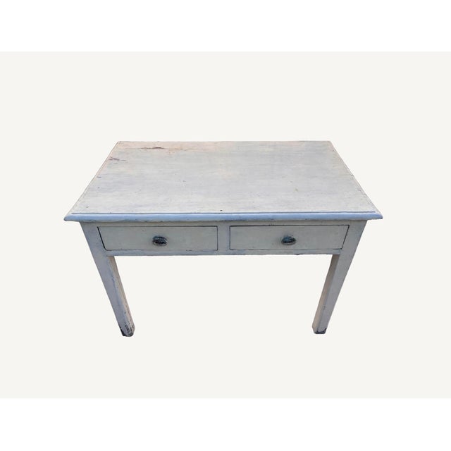 Worktable with Front Drawers, 1900 For Sale - Image 3 of 9
