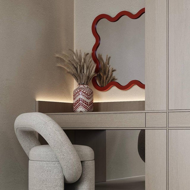 Entryway Modern Square Mirror - Hvyli 8 by Oitoproducts For Sale - Image 9 of 18