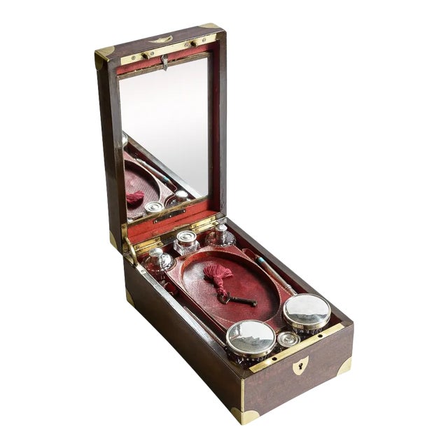 Military Officer's Fitted Campaign Box For Sale