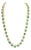 35 Ct Oval Shape Natural Zambian Emerald & 20 Carat Diamond Necklace , 17 Inch For Sale